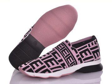 Кросівки жіночі Violeta сліпони текстильні рожеві 135-5 pink-black фото