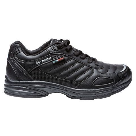 Женские кроссовки Restime кожаные черные PWB20128 black фото